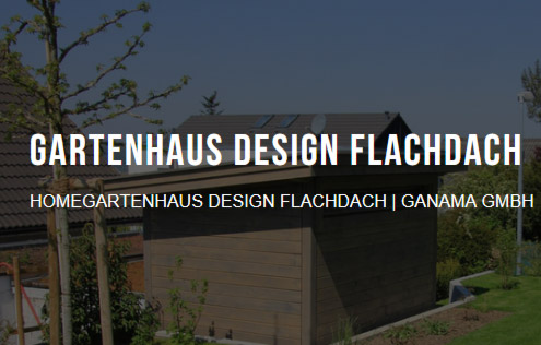 Flachdachhäuser auf das-gartenhaus.com