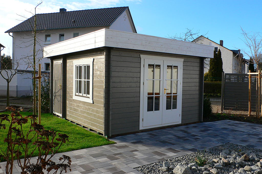 Gartenhaus Pultdach von Holz Welt Braunschweig - Referenz